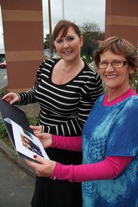 Bayfair marketing manager Nina Rivett and Theresa Comber 